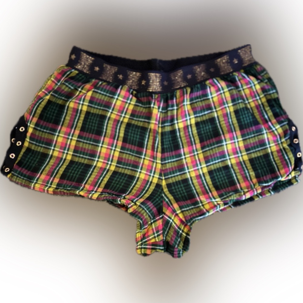 SAVAGE X FENTY PLAID FLANNEL BOXERS L
